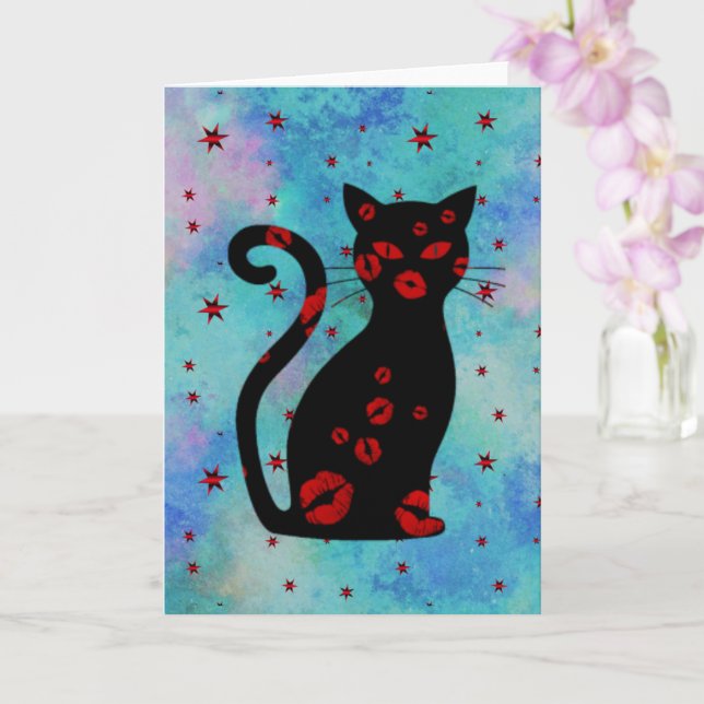 Francês:Bonne Soiree - Cartão de Saudação (Orquídea)