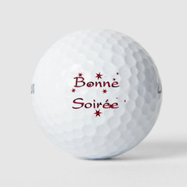 Francês: Bonne Soiree Golf Balls