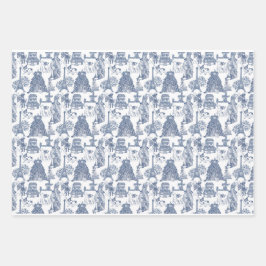FRANCÊS BULLDOG Frenchie Blue Toile