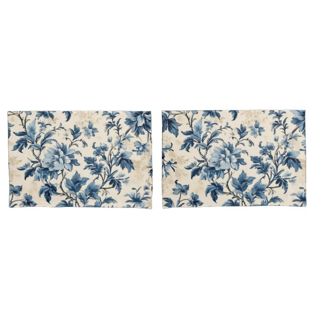 Francês Country Blue Toile (Frente - conjunto)