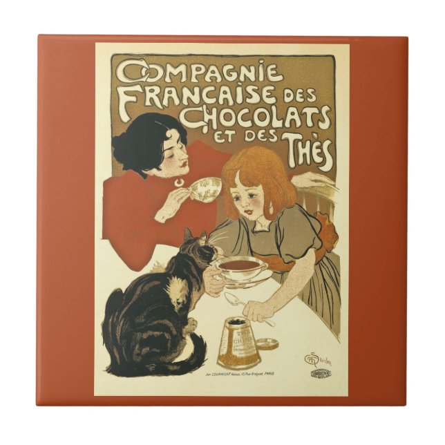 Francês da propaganda do vintage de Compagnie (Frente)