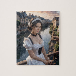 FRANCÊS MAID FANTASY JIGSAW QUEBRA-CABEÇA