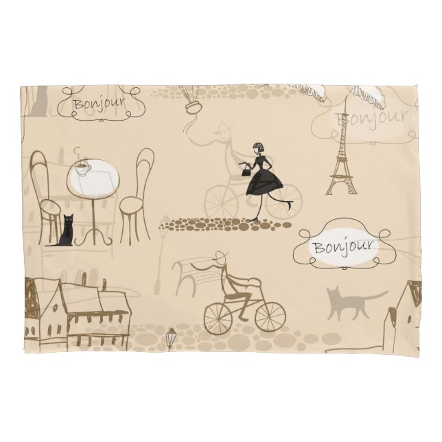 Francês rosa: Chic Pattern Design. (Frente)