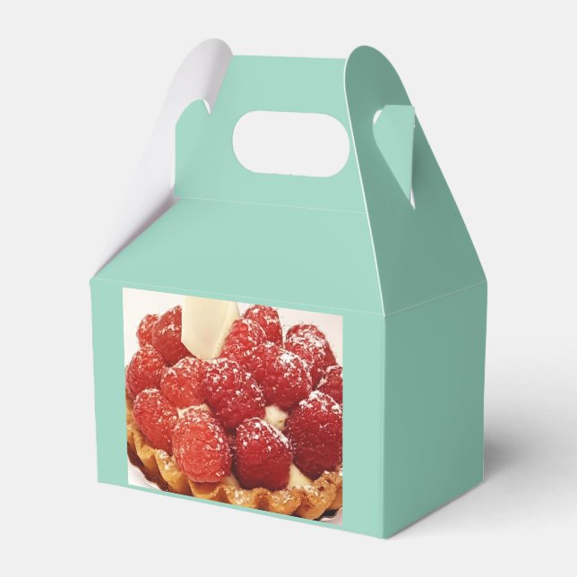 Francês Tarte aux Framboise Favor Caixas (Frente)