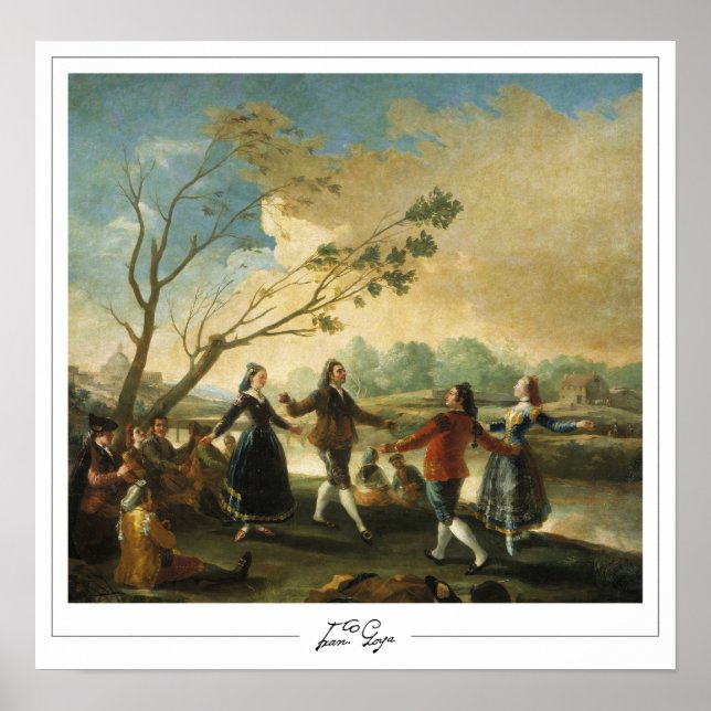 Francisco Goya Zedign Art Poster nº 15 (Frente)