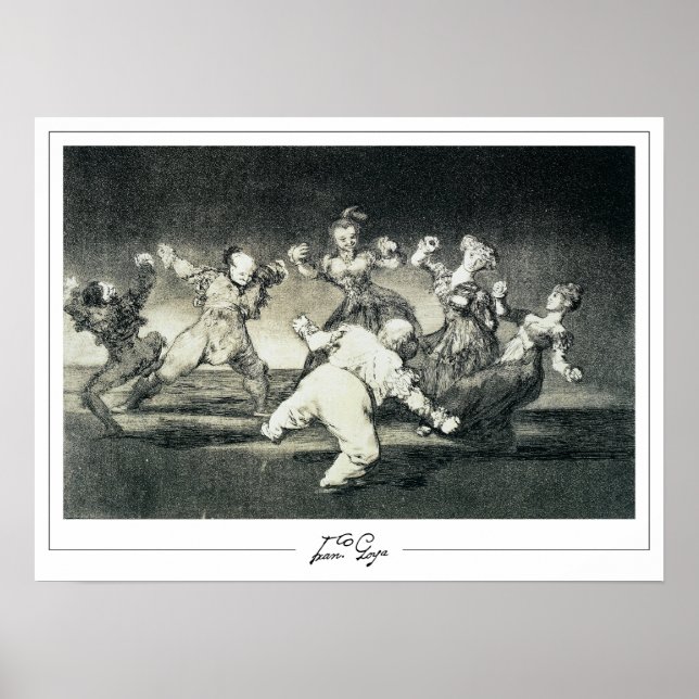 Francisco Goya Zedign Art Poster nº 529 (Frente)