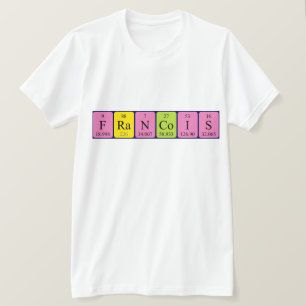 Francois - Camisa de mesa periódica