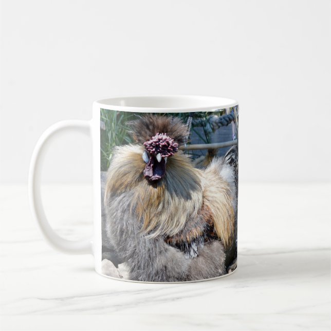 Frango Feio Fluffy, Xícara De Café (Esquerda)