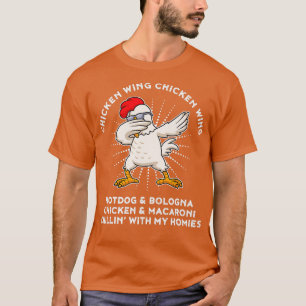 Frango Wing Galinha Wing Canções de Camisa Lyric H
