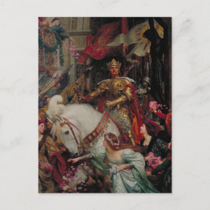 Frank Dicksee - Cartão postal de As Duas Coroas