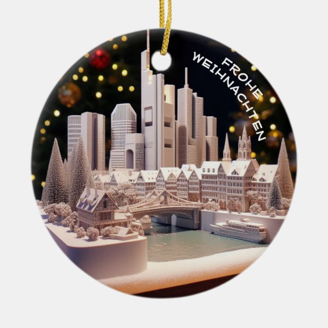 Frankfurt Wonderland: Enfeites de natal 3D (Frente)