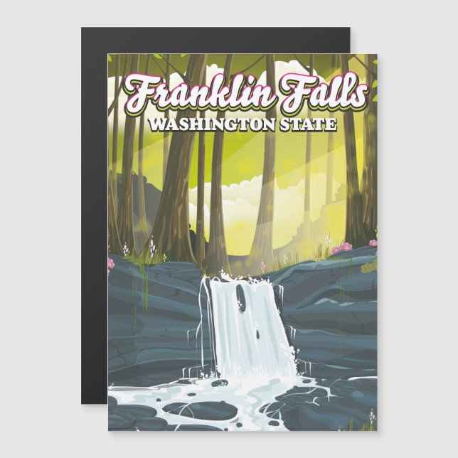Franklin Falls Washington Estado EUA (Frente/Verso)