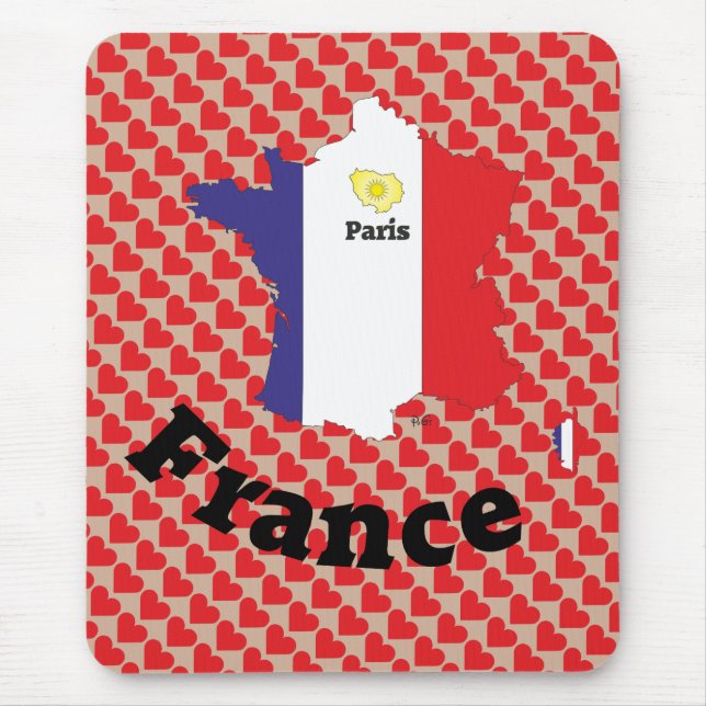 Frankreich - França Mousepad (Frente)