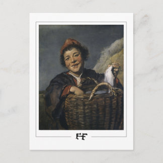 Frans Hals #171 - Cartão Postal de Arte Refinada