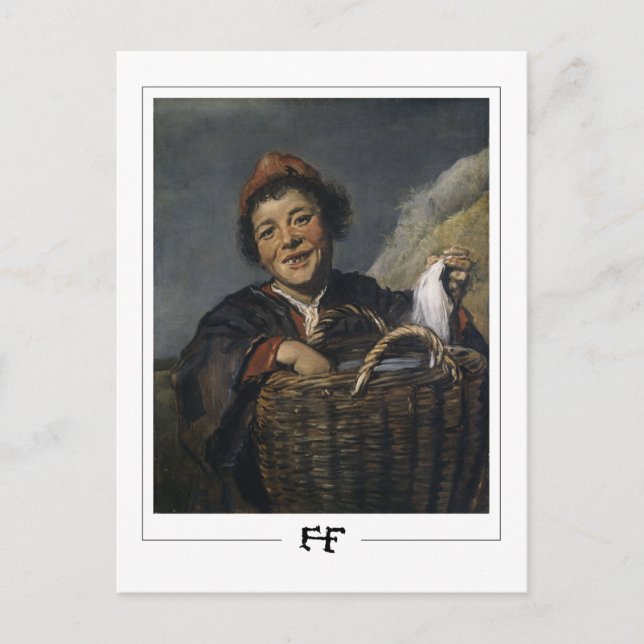 Frans Hals #171 - Cartão Postal de Arte Refinada (Frente)