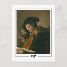 Frans Hals #216 - Cartão Postal de Arte Fina