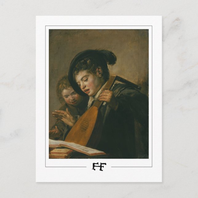 Frans Hals #216 - Cartão Postal de Arte Fina (Frente)