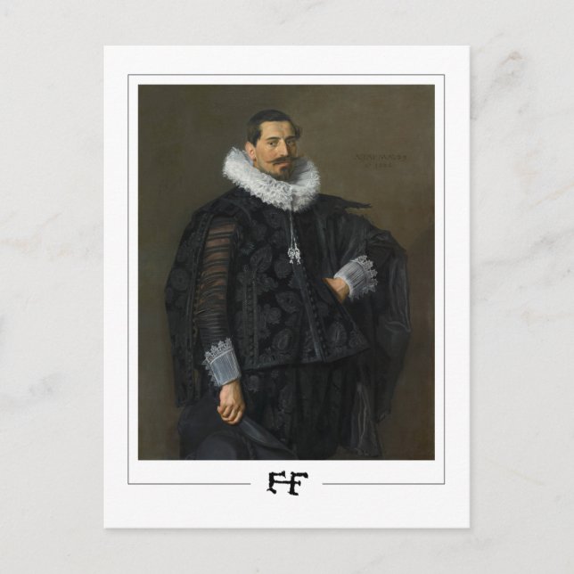 Frans Hals #222 - Cartão Postal de Arte Fina (Frente)