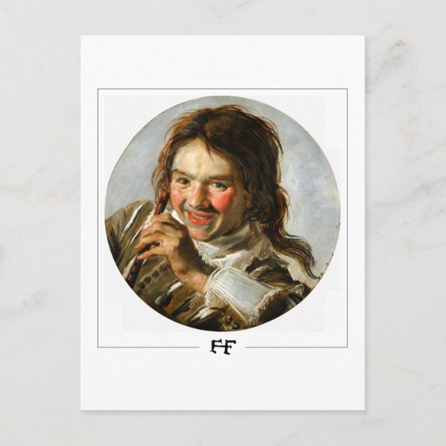 Frans Hals #262 - Cartão Postal de Arte Fina (Frente)