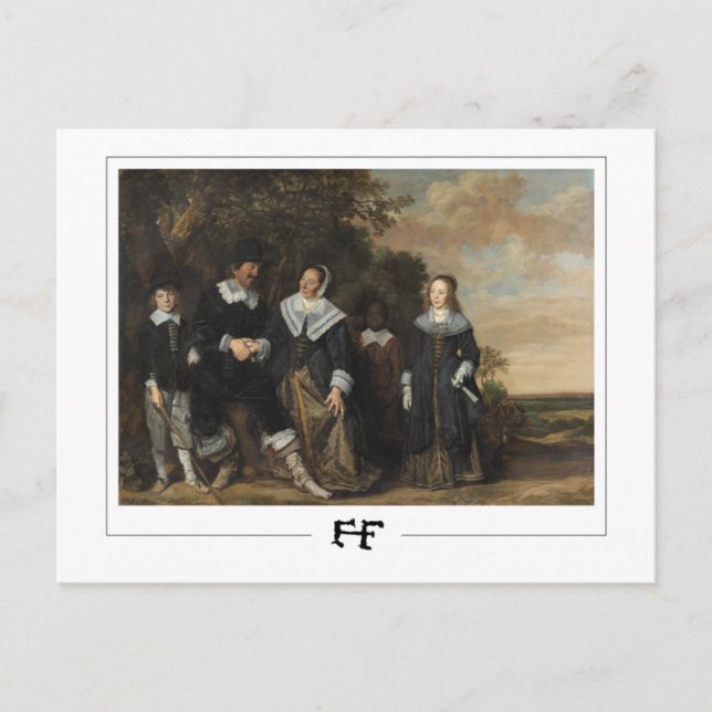 Frans Hals #277 - Cartão Postal de Arte Fina (Frente)