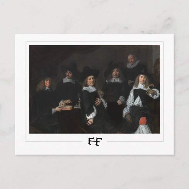 Frans Hals #28 - Cartão Postal de Arte Fina (Frente)