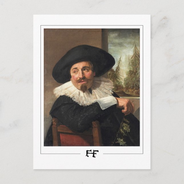 Frans Hals #2 - Cartão postal de arte fina (Frente)