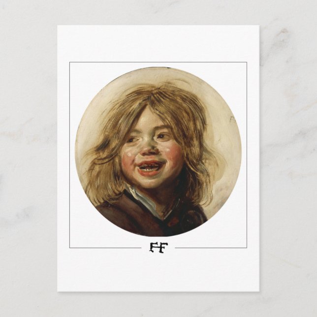Frans Hals #97 - Cartão Postal de Arte Fina (Frente)