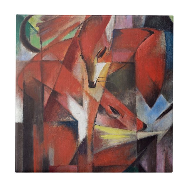 Franz Marc - As Raposas, 1913 (Frente)
