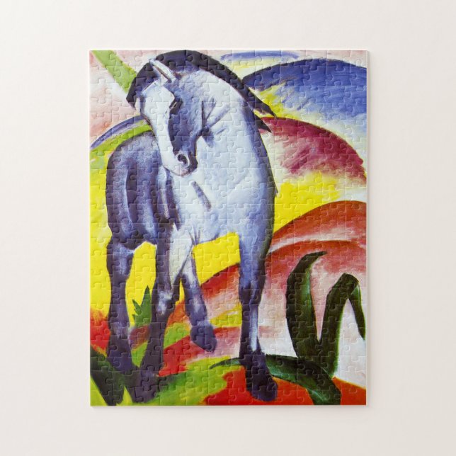 Franz Marc Blue Horse Quebra-cabeça (Vertical)