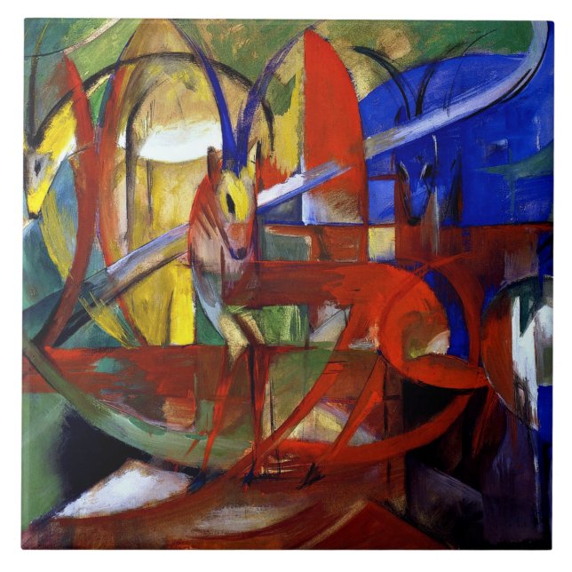 Franz Marc - Gazelles, (Frente)