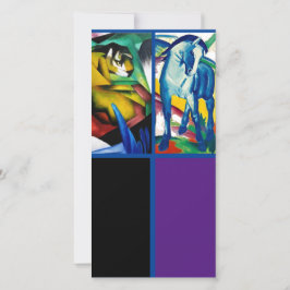 Franz Marc, O Cavalo Azul, Cartão de Visita de Art