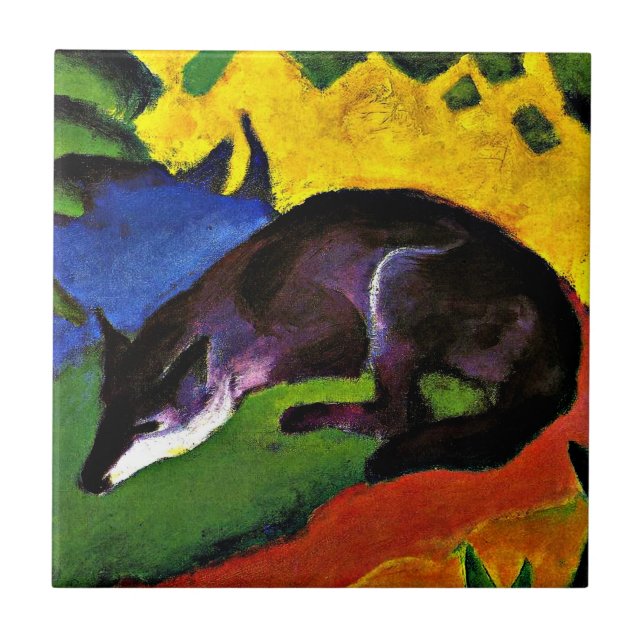 Franz Marc - Raposa Azul (Frente)