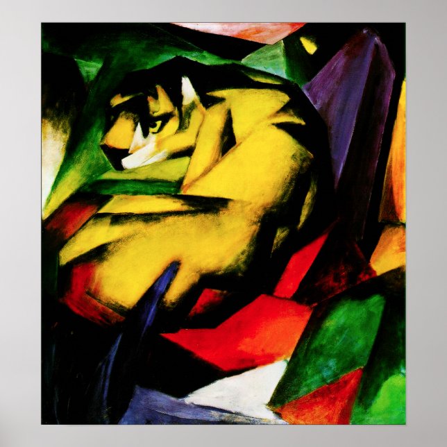 Franz Marc Tiger Poster (Frente)