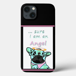 Französische Bulldogge Angel Case-Mate iPhone Hüll