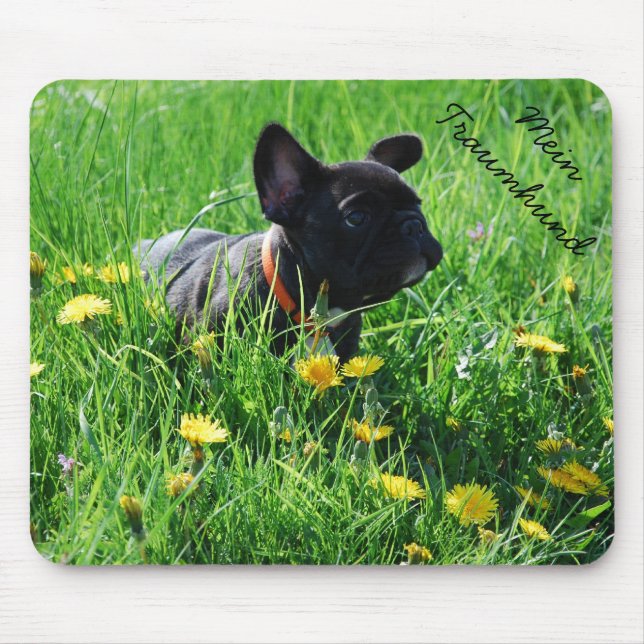 Französische Bulldogge Mousepad (Frente)