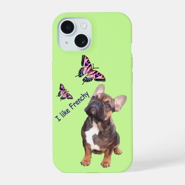Französische Bulldogge Schmetterling  (Verso)