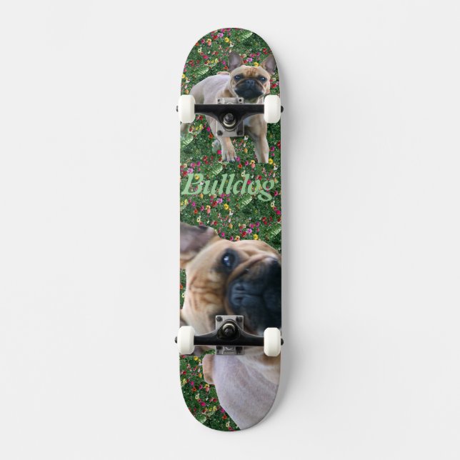 Französische Bulldoggen Skateboard (Frente)