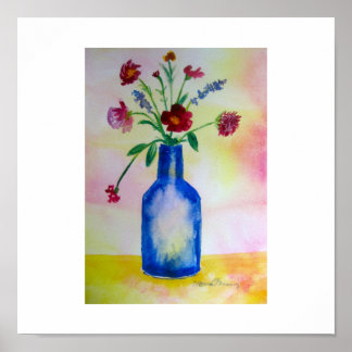 Frasco Azul - poster