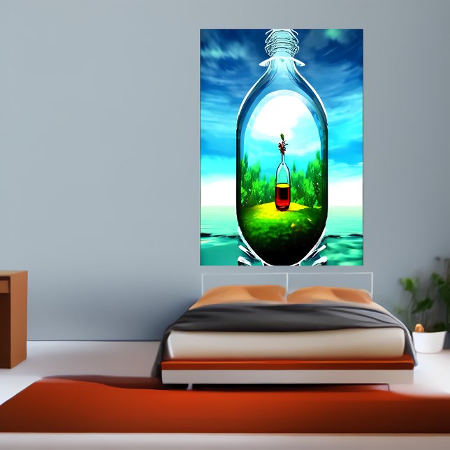 Frasco de dentro | AI Art Poster (Criador carregado)