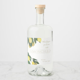 Frasco de Líquido de Limão Pintado com Óleo