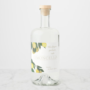 Frasco de Líquido de Limão Pintado com Óleo