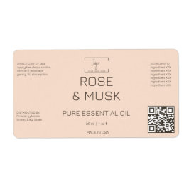 Frasco de logotipo de dropper de etiquetas cosméti