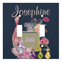 Frascos de Perfume Floral Diva Nome Personalizado