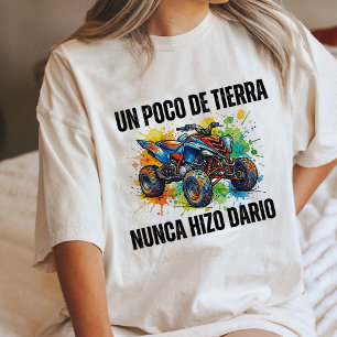 Frase da Quad Bike 'Um Pouco de Terra'