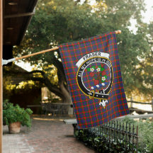 Fraser do Lovat Tartan Flag Clan Crachá 1