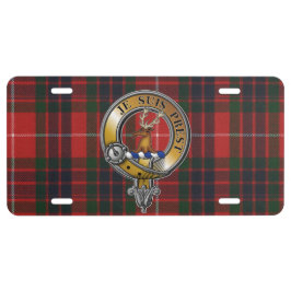 Fraser Lovat Tartan & Crachá