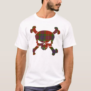 Fraser Tartan Skull Sem Camisa De Banner