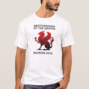 Fraternidade da camiseta do logotipo da reunião d