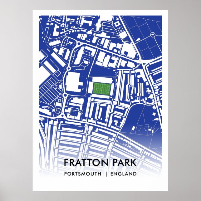 Fratton Park Poster - Home of Portsmouth FC (Frente)