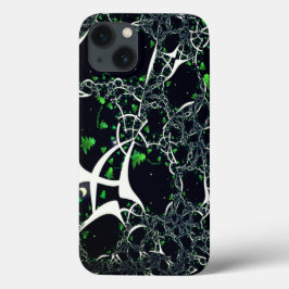 Fratural branco imperfeito no espaço negro, tricot